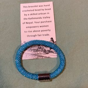 Crochet bead bracelet for nurses